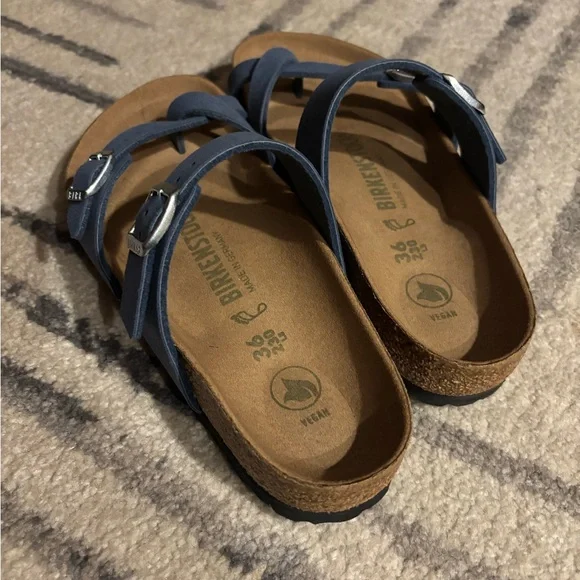 Birkenstock Denim Blue Mayari Sandals Size 36 - Picture 2 of 4
